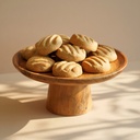 Teak cake stand S